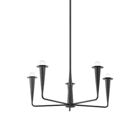 Mitzi The Lifestyled Co X Danna 5 Light Chandelier 11.75 In. Old Bronze H791805-OB