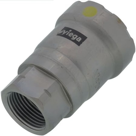 Viega MegaPressG adapter P 1 FPT 0.75 carbon steel zinc-nickel coating 25586
