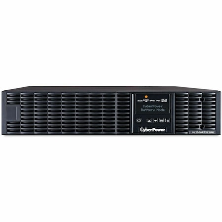 Cyberpower UPS System, Online Double Conversion, Out: 100 V AC, 110 V AC, 115 V AC, 120 V AC, 125 V AC OL2200RTXL2UN