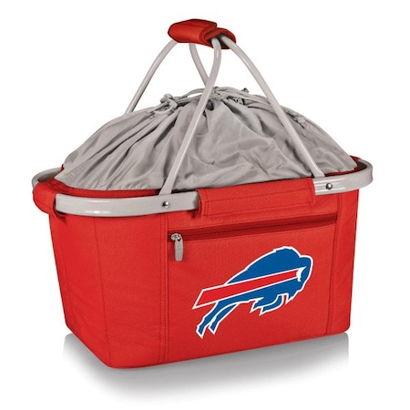 Picnic Time Family Of Brands NFL Buffalo Bills - Metro Basket Collapsible Cooler Tote 645-00-100-044-2