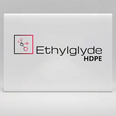 Ethylglyde 24''X48'', 1/2'' Thick, Natural HDPE Sheet. Sizes Nominal Cut +/-1/8'' 12.7HDNATURAL2448