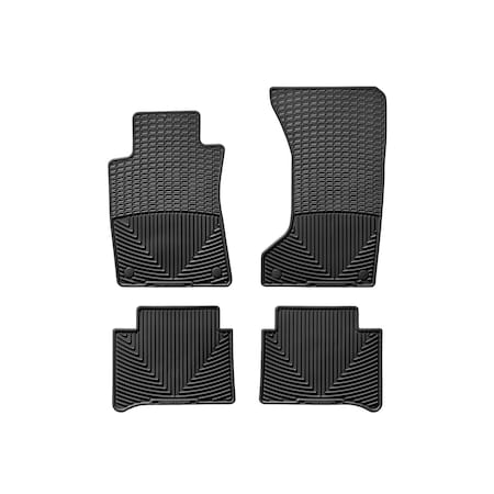 Weathertech Black, Front and Rear All Weather Floor Mats MB W211 B
