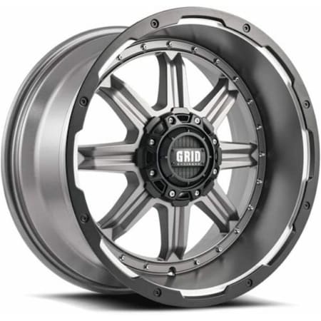Hard Top 117955A151 17 x 9 in. 5 x 150 Bolt Pattern ET 15 110.3 CB Wheel, Matte Anthracite HA2434968