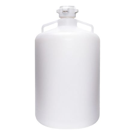 Zoro Select Carboy, Polypropylene, 675.64 mm H 155-E191-FLS