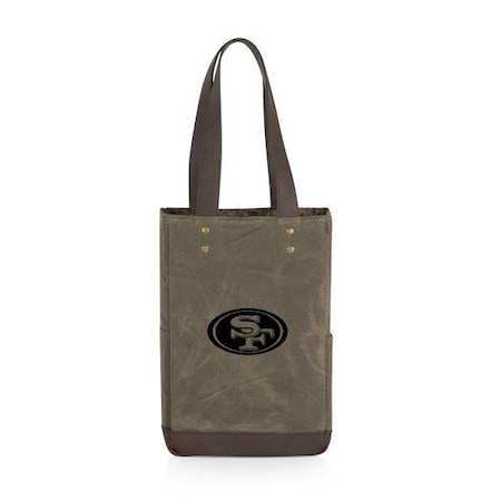 Picnic Time Family Of Brands NFL San Francisco 49ers - 2 Bottle Insulated Wine Cooler Bag 536-02-140-274-2
