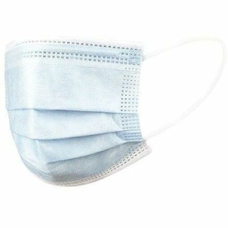 Boardwalk Disposable Face Mask, One Size Fits All, 50 PK MS2000BX