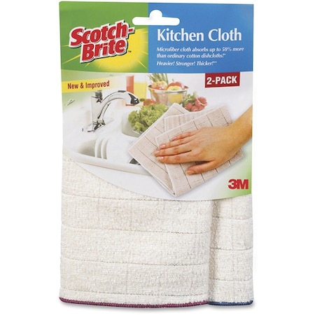 Scotch Brite Microfiber Cleaning Cloth 12.2 in. W X 11.4 in. L 2 pk 9032-2
