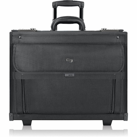 Solo New York Classic Rolling Case, Fits 17'' Laptops, 12.8'' x 18'' x 7'', Black B78-4