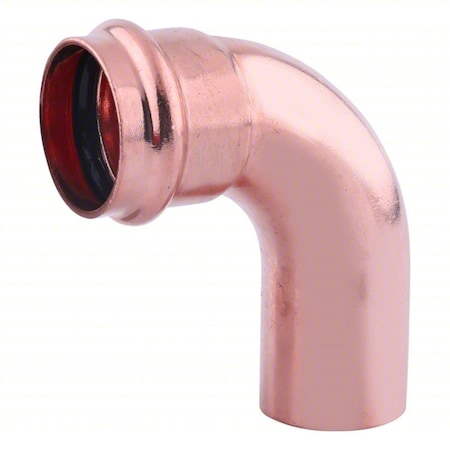 Zoro Select Elbow, Copper, Press-fit11/2", FTG11/2" 816YT3