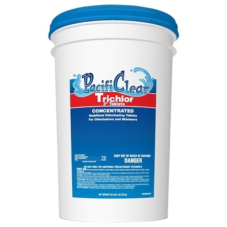 Pacificlear Trichlor Chlorine Sanitizer, 50 oz Pail, Tablet F008050050PC