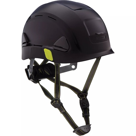 Fibre-Metal By Honeywell Type II Vented, Industrial Climbing Helmet w/HDPE Shell, 8-Point Textile Suspension, Wheel Ratchet Adj CSH11011