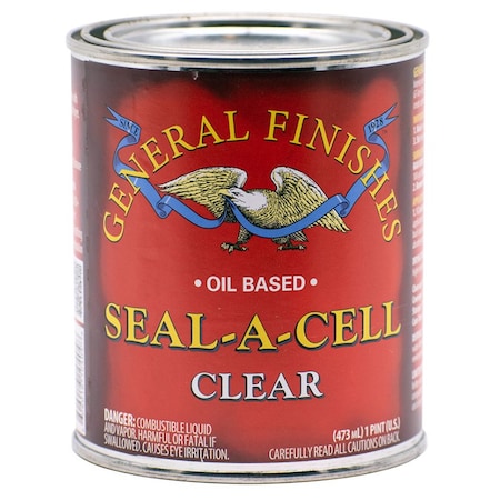 Seal-A-Cell Qt General Finishes Clear Seal-A-Cell Oil-Based Wipe-on Sealer SSQT