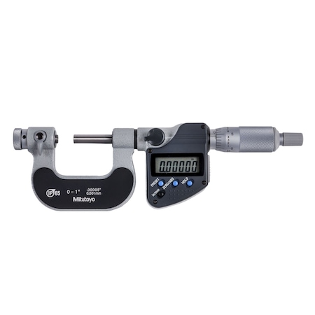 Mitutoyo Digimatic Screw Thread Micrometer, ScrThr, I/M 0-1 In, .00005 In, O, RS 326-351-32