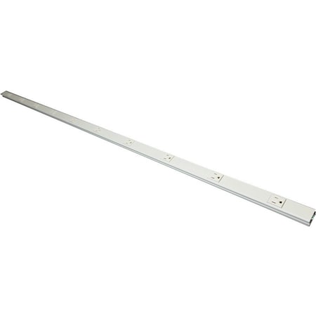 Legrand Prewired Raceway, 12 Outlets, Aluminum V20GB606