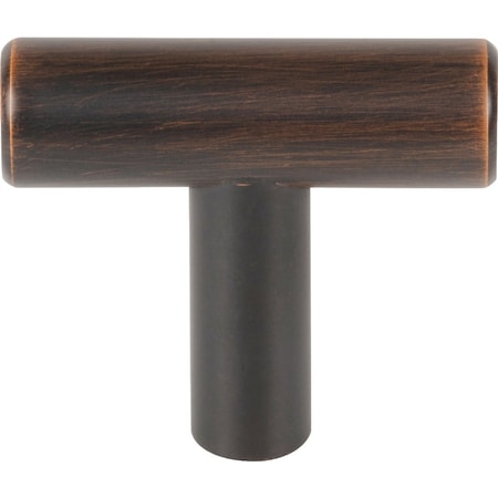 Hardware Resources Elements Naples 1-9/16'' Length Dark Brushed Bronze Bar Knob 40DBB