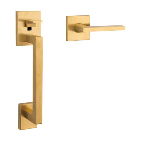 Baldwin Full Dummy Handlesets Lifetime Satin Brass 85390.044.RFD