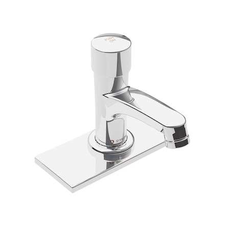 Symmons SCOT Single-Hole Single-Handle Metering Bathroom Faucet (0.5 GPM) SLS-7000-DP4