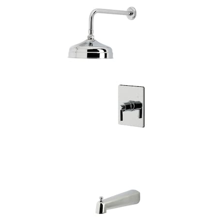 Kingston Brass Single-Handle Pressure Balanced Tub and Shower Faucet, Polished Chrome KB6341NDL