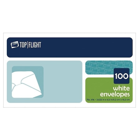 Top Flight Envelope, White 6900312