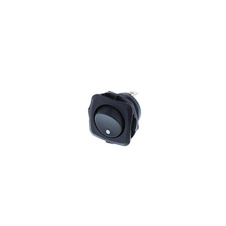 Switch Components Square Actuator-Round Rocker, 2P SPST OFF-ON, w/ print RB1-1A-DC-2-B-3