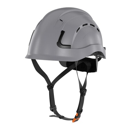 Defender Safety H2-CH Safety Helmet w/ Tinted Visor - Type 2 Class C, ANSI Z89 and EN12492 rated, Battleship Grey H2-CH-08DV