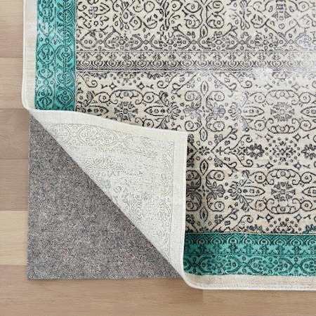 Homeroots 2' x 8' Gray Non Slip Rug Pad 521874