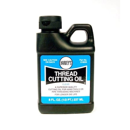 Harvey Oil Thread Cutting 1/2Pt Clear 016035