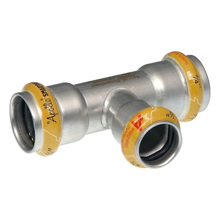 Apollo Tee, SS, Press-fit 2", 1/2", 2" 123456876