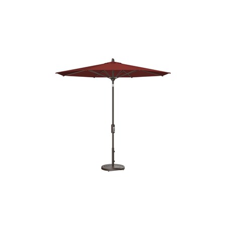 Treasure Garden 9 ft Patio Umbella, aluminum, fiberglass ribs, outdoor, Henna UM840-00 5407 Henna
