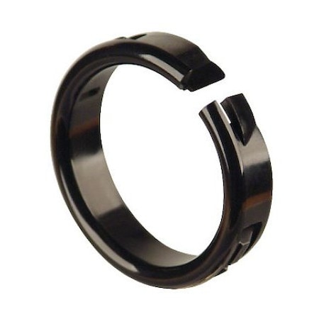 Heyco Open/Closed Bushing Black, 0.866'', Hole, 50PK 2917