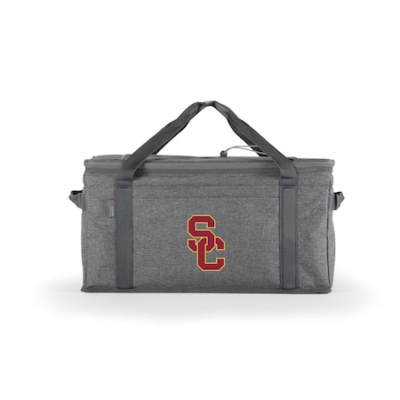 Picnic Time Family Of Brands NCAA USC Trojans 64 Can Collapsible Cooler, Large Insulated Soft Cooler Bag 716-00-105-094-0