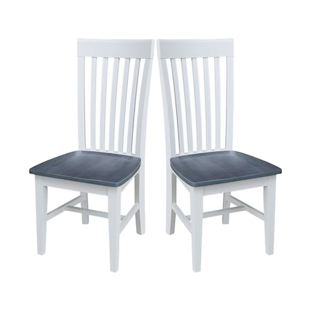 Whitewood Industries Chairs, Wood Back, 40.2 W 22 H C05-465P
