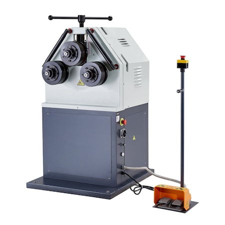 Vevor 2.2KW Electric Roll Bending Machine 3-Roller Electric Pipe Tubing Bender Machine RBM50