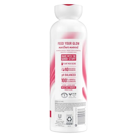 Dove Oat Milk and Berry Brulee Plant Milk Cleansing Body Wash, 17.5 Fluid Ounce, 4PK 64785887