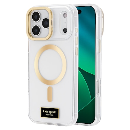 Kate Spade Protective Magsafe Case With Stand For Apple Iphone 17 Pro Max - Icon Clear KS057252