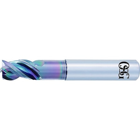 Osg Square End Mill, 0.375 in, Carbide 88300409