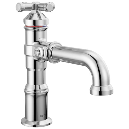 Delta Broderick Single Handle Bathroom Faucet In Lumicoat Chrome 587-PR-DST