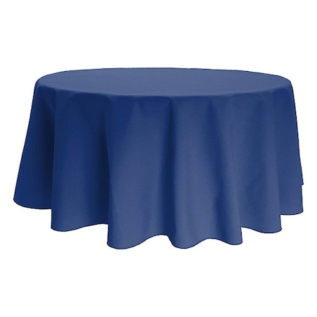 R&R Textile Tablecloth, Round, Royal Blue, PK12 AT-Signature-71R-2983-Royal Blue