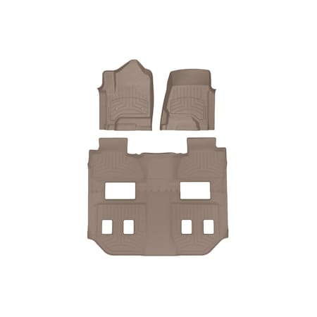 Weathertech Tan, Front and Rear FloorLiner HP 45607-1-3IM