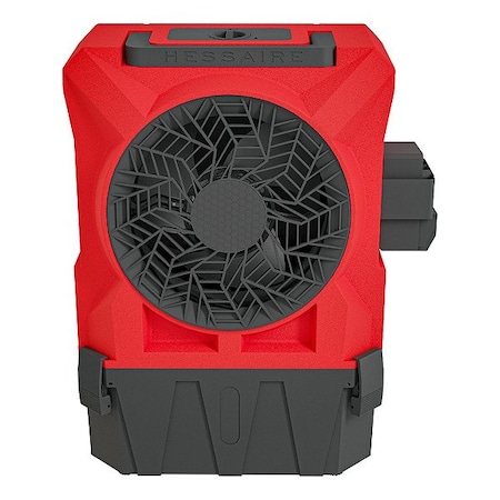 Hessaire Portable Evaporative Cooler, 900 cfm, 400 sq ft, 2.8 gal, Red DC18