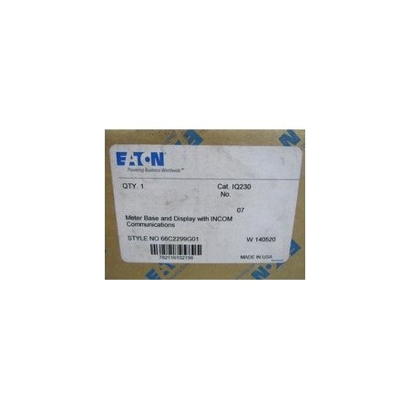 Eaton Energy Meters Meter Base and Display 10A 600V IQ230
