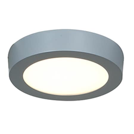 Or 20800LEDD-SILV-ACR Strike 2.0 LED 7 in. Silver Flush Mount Ceiling Light OR3327935