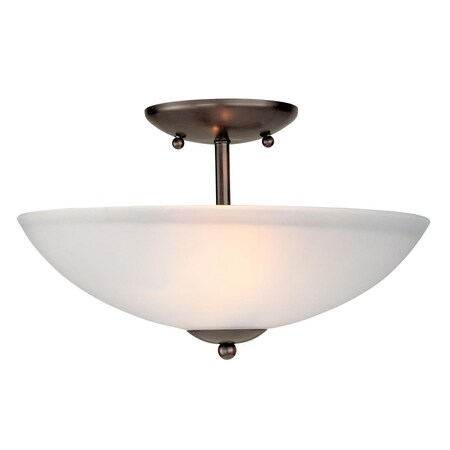 Cling Logan 2-Light Semi-Flush Mount, Oil Rubbed Bronze CL898906