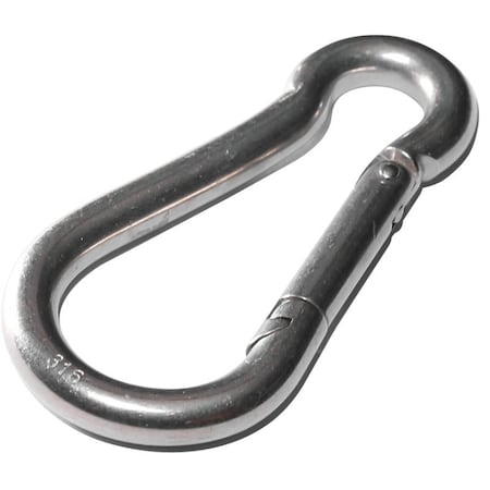 Baron Spring Hook Snap Link, Steel, Zinc 2450-9/32