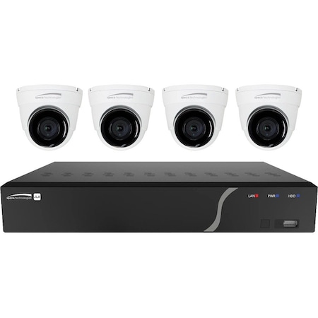 Speco Technologies Speco Video Surveillance System - 1 TB HDD - Network Video Recorder, Camera - HDMI ZIPK4TA
