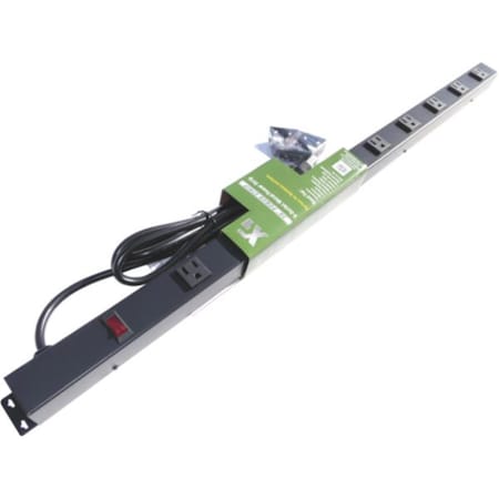 X1 Power Strip, Surge, SJT, 5-15R, 5-15P, 6 ft., Black 30961