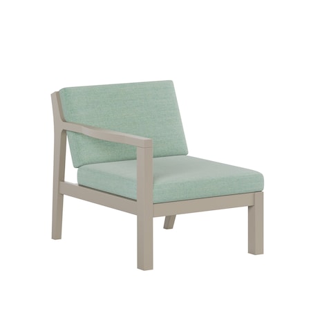 Polybird BREEZE DEEP SEAT SECTIONAL PIECE RIGHT CHAIR        WEATHERWOOD POLYBIRD P102-WW-CASP