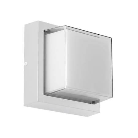 Sunlite LED 12W 850 Lumens Color Selectable 30K-50K 90 CRI White Square Modern Outdoor Light Fixture 85112-SU