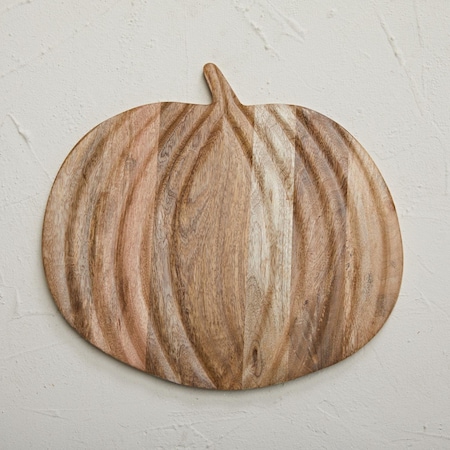 Creative Co-Op Pumpkin Cutting Board 1 pk CF3650