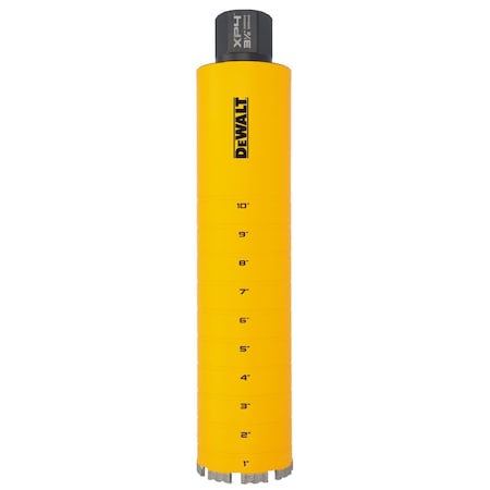 Dewalt Core Bit, 33 in, 3 1/2 in, Diamond DW55018